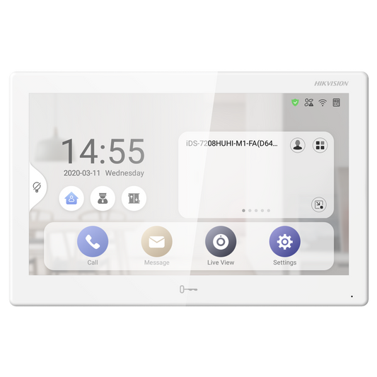 Hikvision Smart Android Video Intercom Indoor Station 10.1"/ DS-KH9510-WTE1