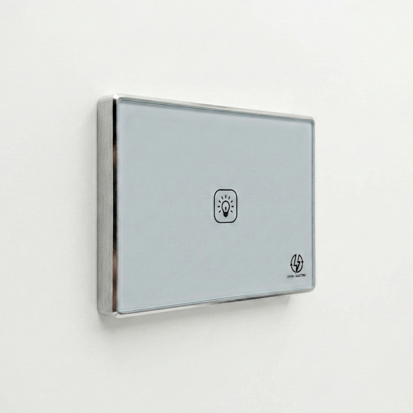 مفتاح تويا الذكي الفاخر 10 أمبير | مفتاح أحادي | إطار من الألومنيوم | سبارك إلكتريك