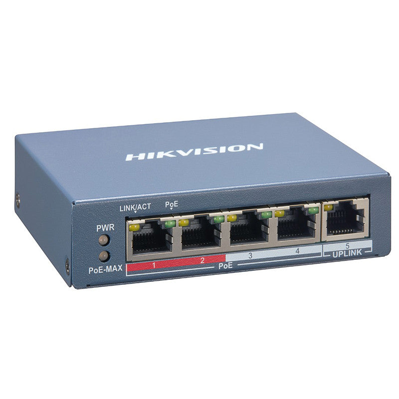 POE سويتش بيانات و طاقة 5 منفذ | Hikvision.DS-3E1105P-EI/M