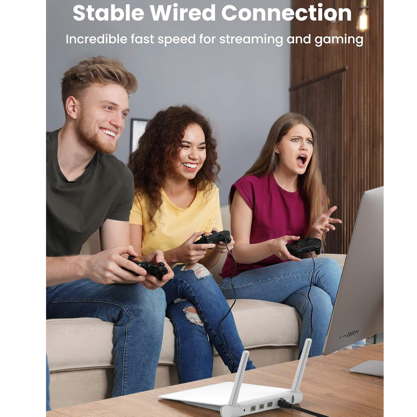 UGREEN Cat8 CLASSⅠS/FTP Round Ethernet Cable - NW121