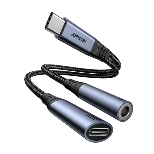 JOYROOM SY-C02 Audio-Transfer Series 2-in-1 Audio Adapter 3.5mm + Type-C
