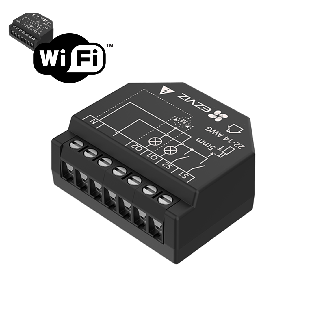 مفتاح تحكم ذكي وايفاي خطين | ايزفيز | T36