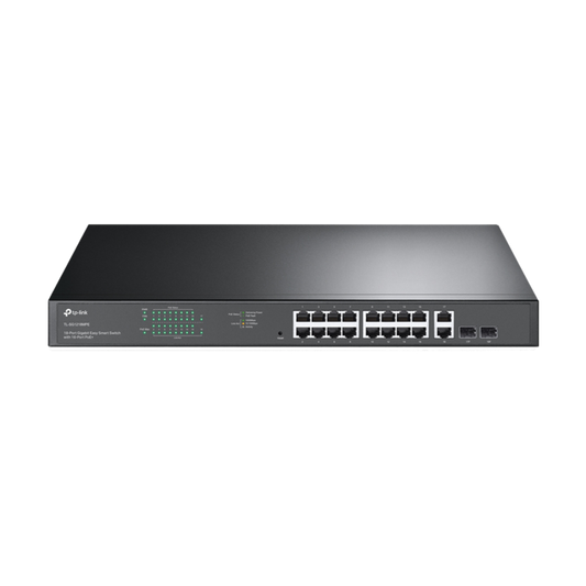مفتاح تي بي لينك الذكي السهل ذو 18 منفذ جيجابت / TL-SG1218MPE