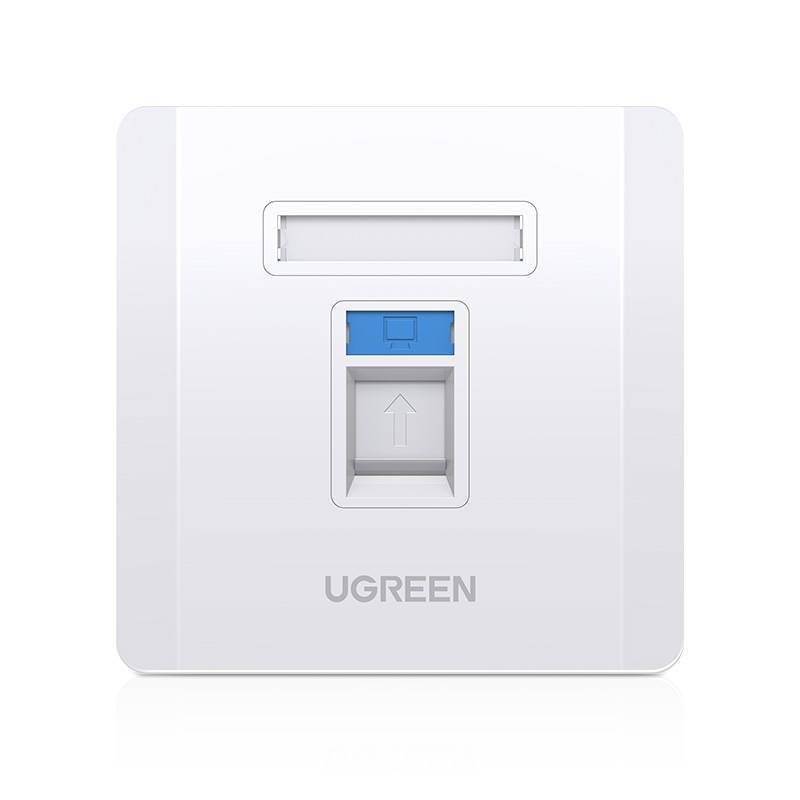 UGREEN Single-Port Wall Plate 1 pc - 80180