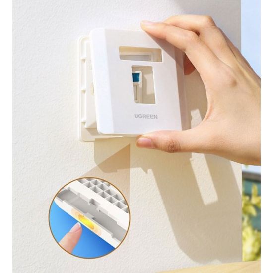 UGREEN Single-Port Wall Plate 1 pc - 80180