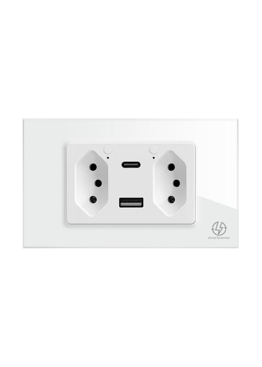 قابس ذكي مع منافذ USB PD نوع تويا