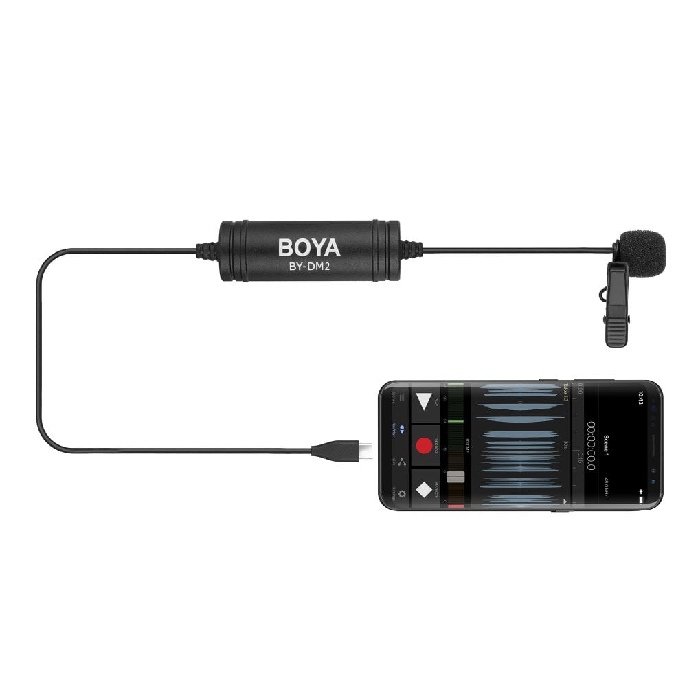 ميكروفون BOYA BY-DM2 الرقمي للأجهزة التي تعمل بنظام Android