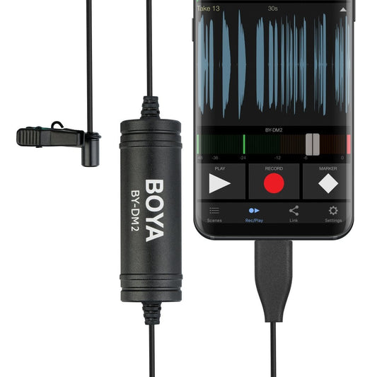 ميكروفون BOYA BY-DM2 الرقمي للأجهزة التي تعمل بنظام Android