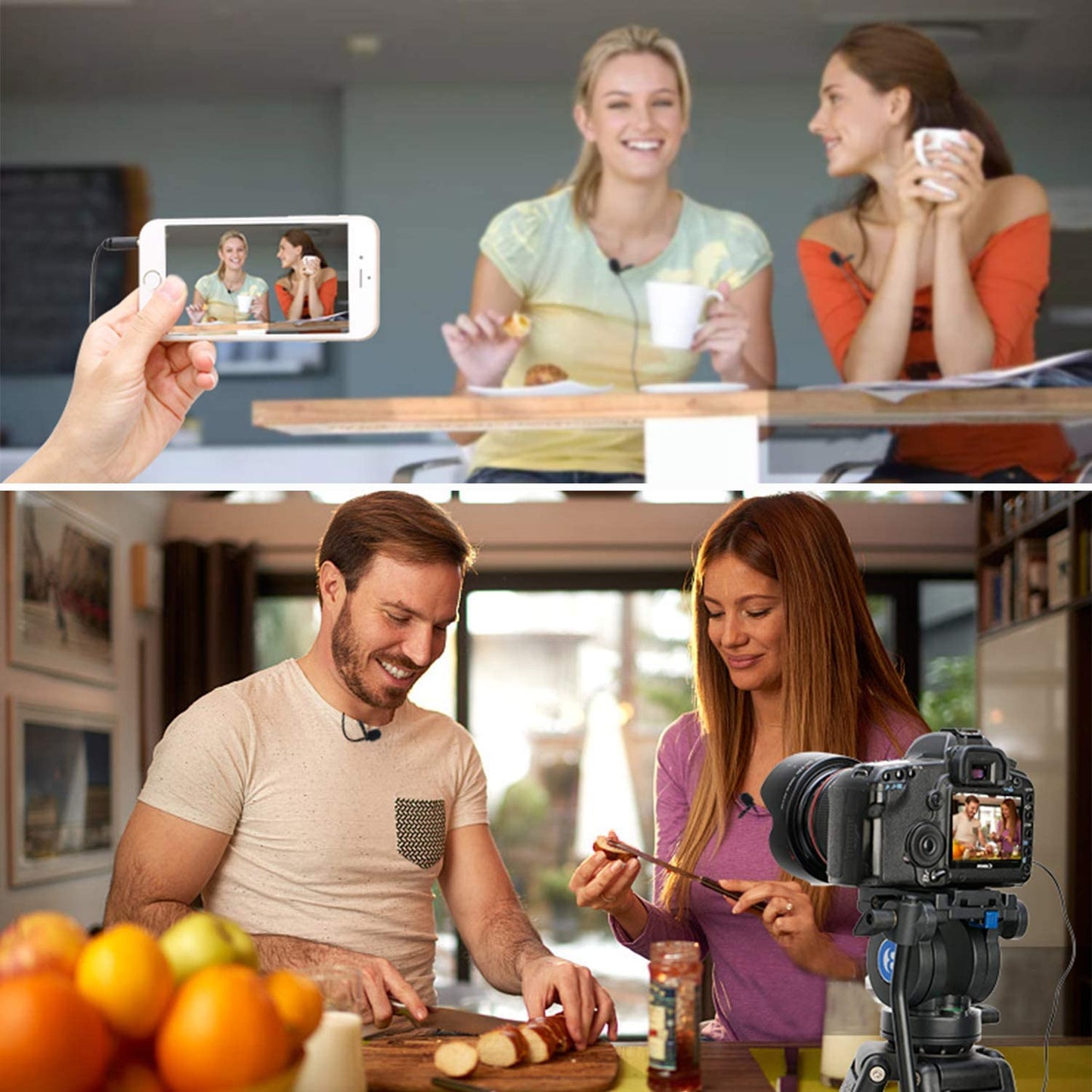 BOYA BY-M1DM Dual Omni-directional Lavalier Microphone