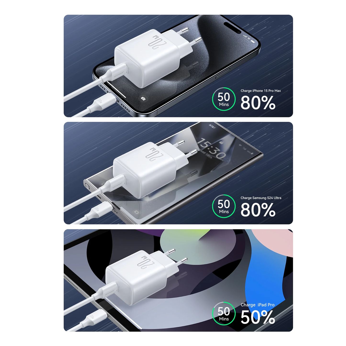 JOYROOM PD20W Fast Charger EU /JR-TCF20