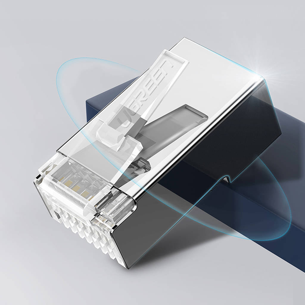 UGREEN Cat 6 Shielded Crystal Head (10Pack-50 Pack-100Pack) - NW111