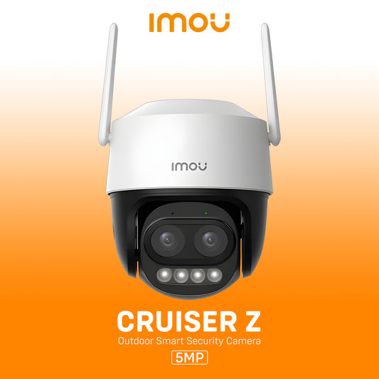 كاميرا PTZ خارجية ذكية بدقة 5 ميجابكسل مع تقريب بصري 3 أضعاف / Cruiser Z