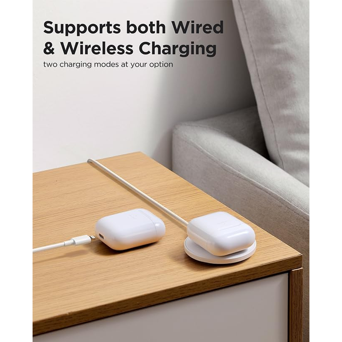 سماعة أذن بلوتوث لاسلكية|لون أبيض| JOYROOM JR-T03S Air TWS 