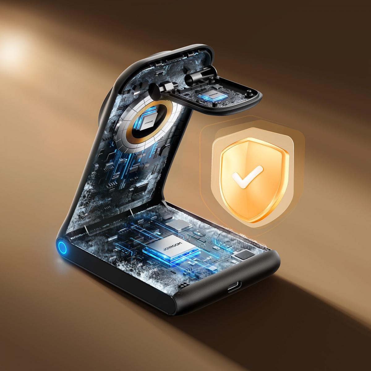 JOYROOM 3-in-1 Wireless Charging Station /JR-W15