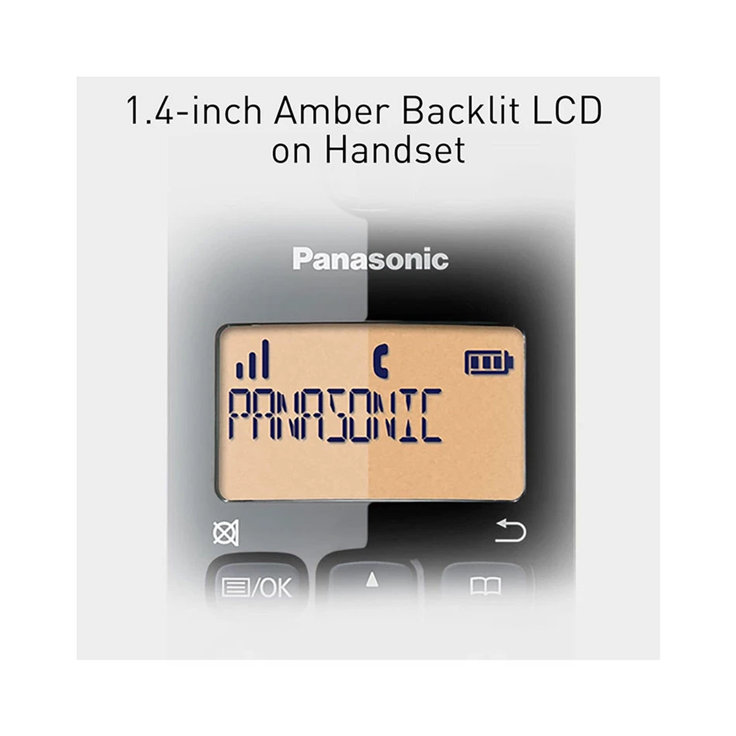 Panasonic KX-TGB110 - Cordless Telephone - Black