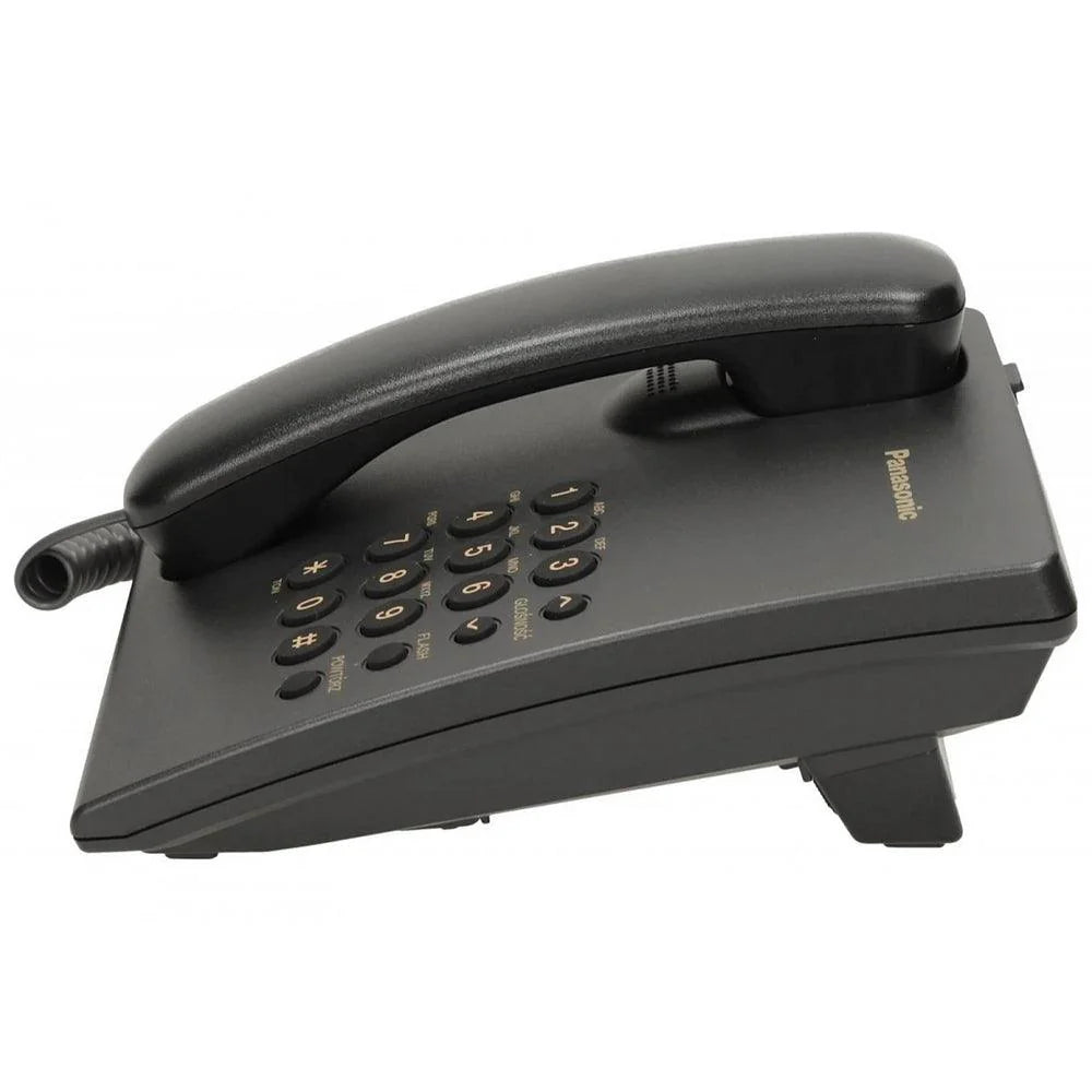 Panasonic KX-TS500FX Integrated Corded Telephone, Black