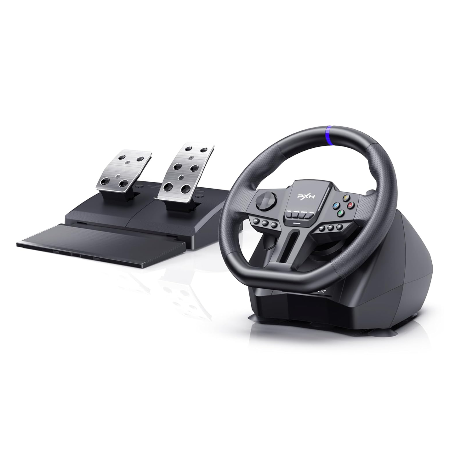 Pxn V900 Gaming Steering Wheel with Linear Pedals
