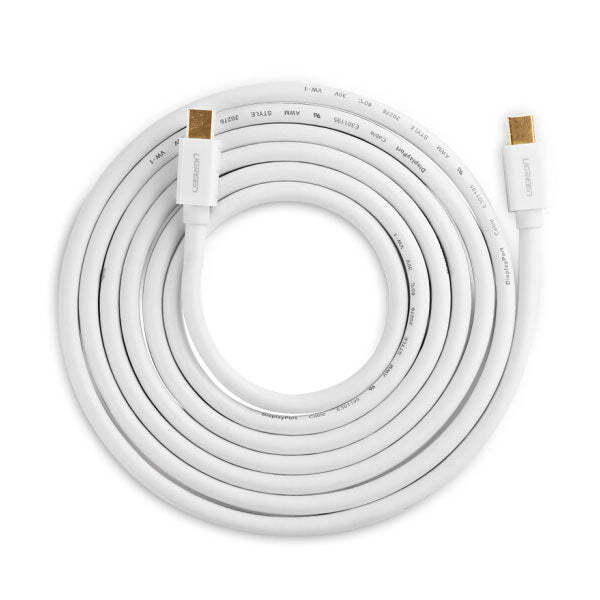 UGREEN Mini DisplayPort Male to Mini DisplayPort Male Cable 2M White - 10429