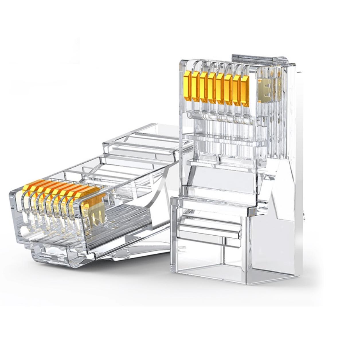 UGREEN Cat 6 Unshielded RJ45 Modular Plugs (10 Pack-50 Pack-100 Pack) - NW120