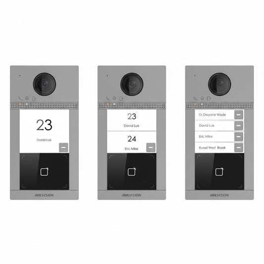 وحدة فيديو انتركم خارجية  تدعم اتصال وايفاي او سلكي | خيارات (1/2/4 كبسة) | DS.Hikvision.KV8x13.WME1