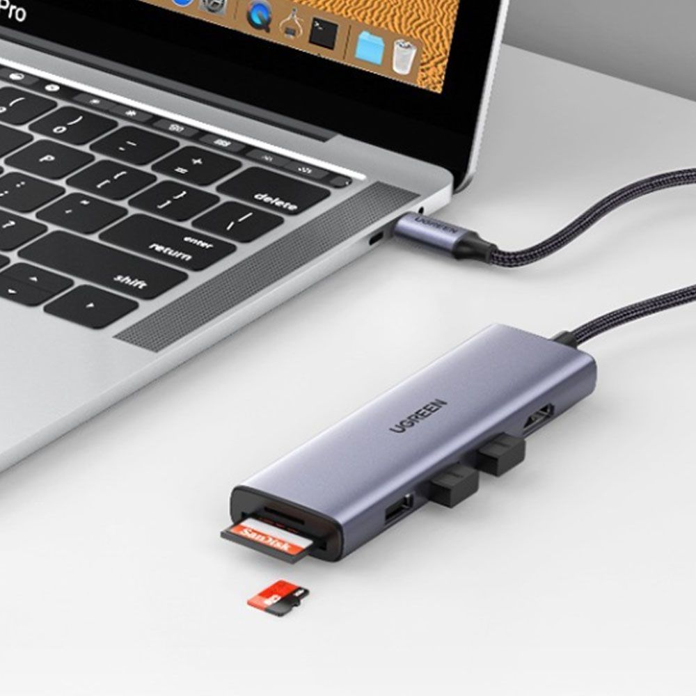 UGREEN 6-in-1 USB C Hub 4K@60Hz / 60383