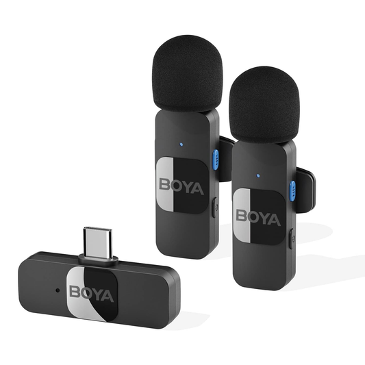 BOYA BY-V20 Ultracompact 2.4GHz Type-C Wireless Microphone System