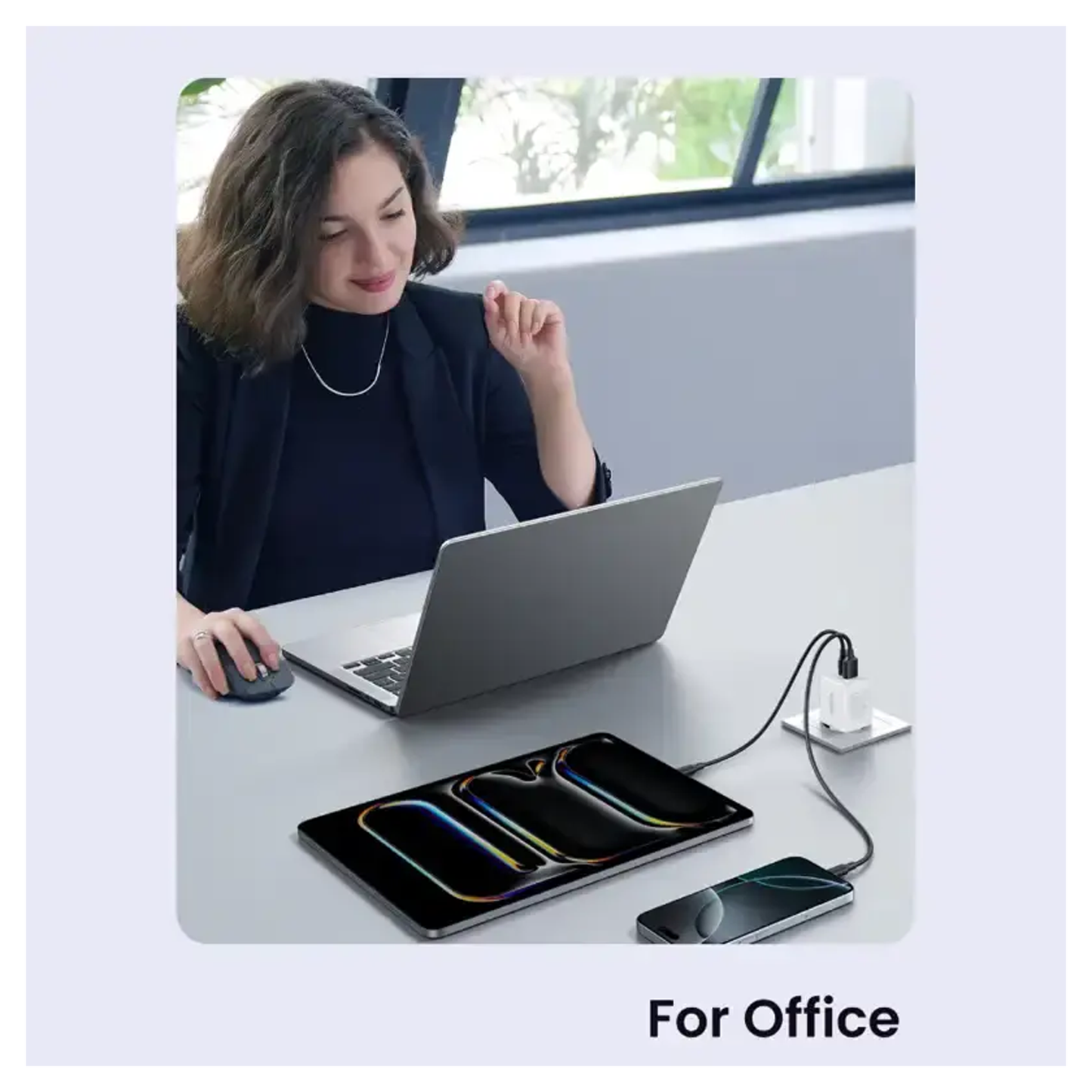 UGREEN 30W 2-Port GaN Fast Charger EU - Multicolor / X516